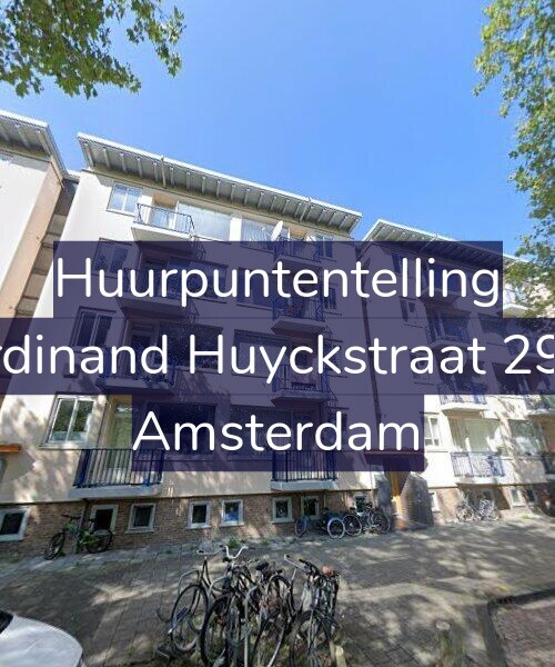 Foto gevel Huurpuntentelling voor Ferdinand Huyckstraat 29-H, Amsterdam