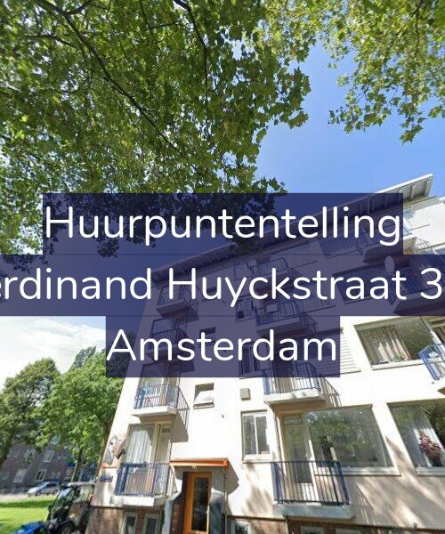 Foto gevel Huurpuntentelling voor Ferdinand Huyckstraat 3-2, Amsterdam