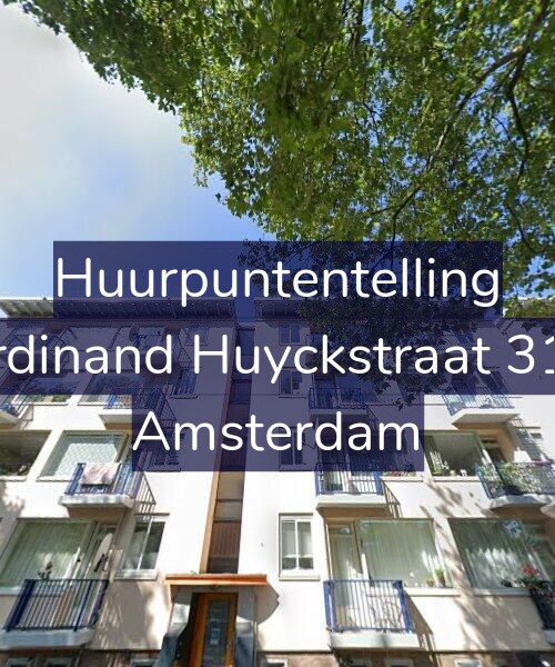 Foto gevel Huurpuntentelling voor Ferdinand Huyckstraat 31-3, Amsterdam