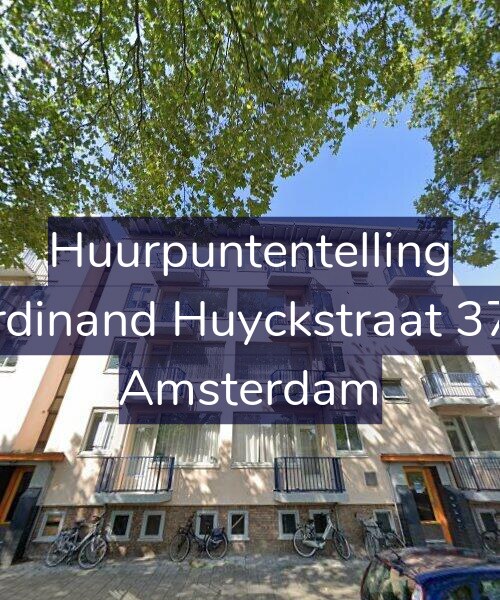 Foto gevel Huurpuntentelling voor Ferdinand Huyckstraat 37-1, Amsterdam
