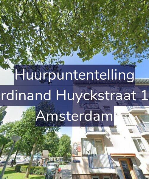 Foto gevel Huurpuntentelling voor Ferdinand Huyckstraat 1-3, Amsterdam