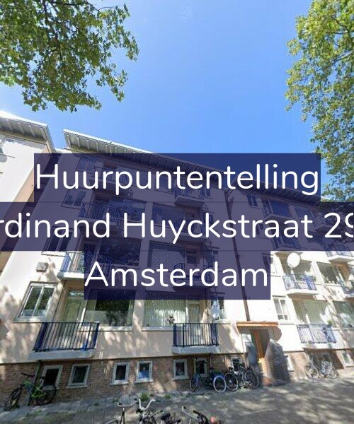 Foto gevel Huurpuntentelling voor Ferdinand Huyckstraat 29-1, Amsterdam