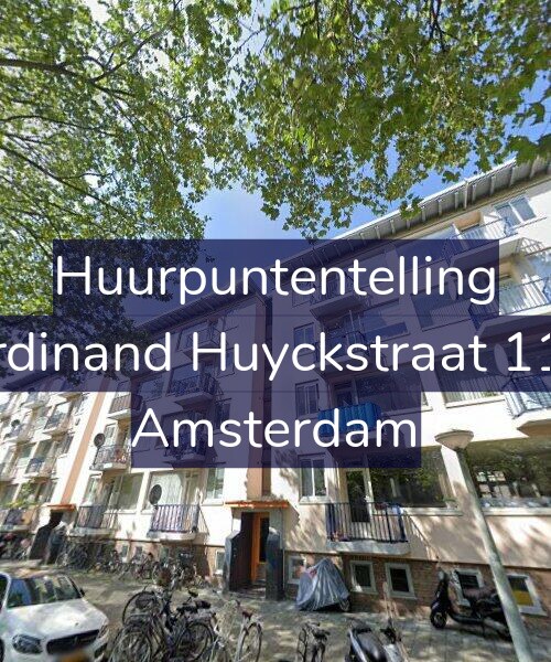 Foto gevel Huurpuntentelling voor Ferdinand Huyckstraat 11-1, Amsterdam