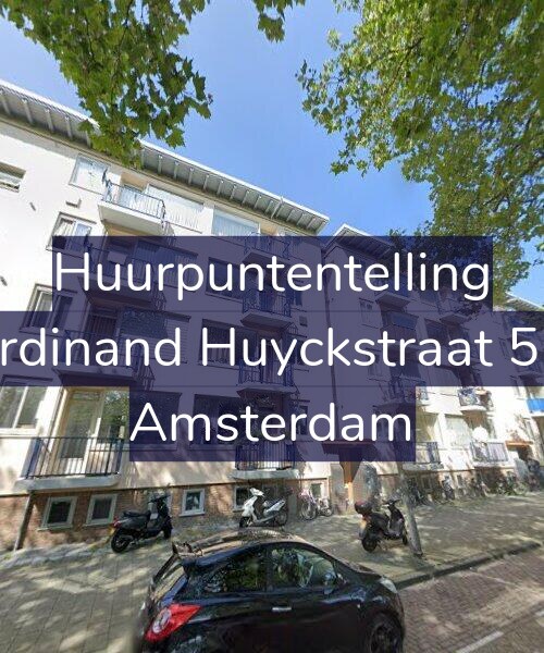Foto gevel Huurpuntentelling voor Ferdinand Huyckstraat 5-H, Amsterdam
