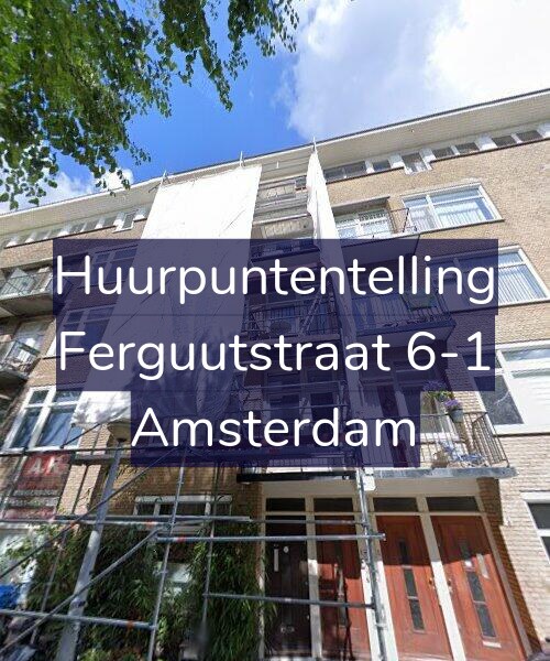 Foto gevel Huurpuntentelling voor Ferguutstraat 6-1, Amsterdam