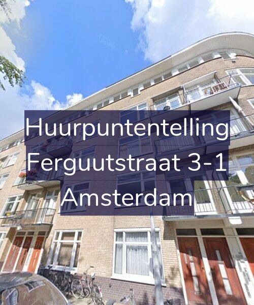 Foto gevel Huurpuntentelling voor Ferguutstraat 3-1, Amsterdam