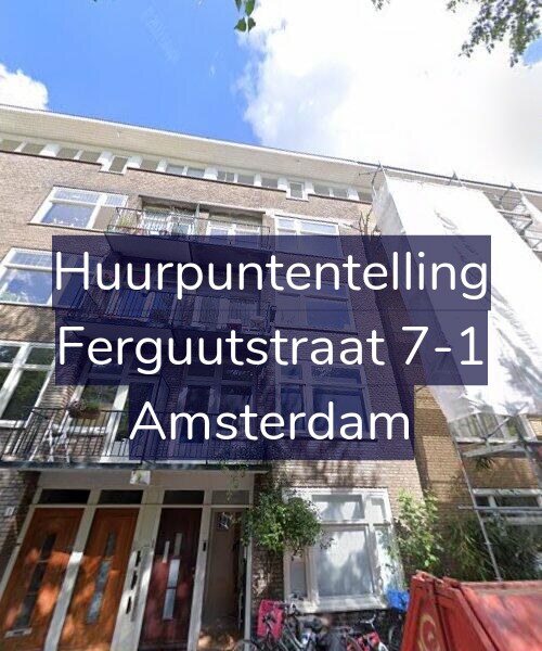 Foto gevel Huurpuntentelling voor Ferguutstraat 7-1, Amsterdam