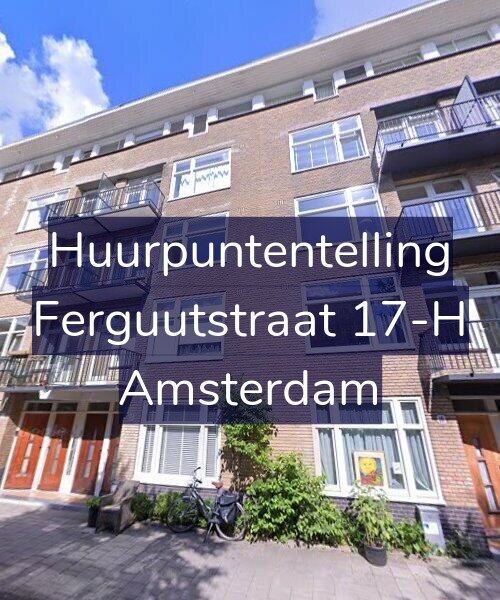 Foto gevel Huurpuntentelling voor Ferguutstraat 17-H, Amsterdam