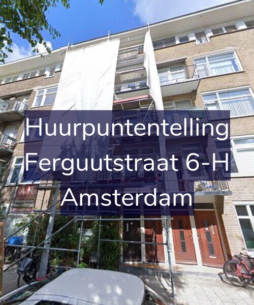 Foto gevel Huurpuntentelling voor Ferguutstraat 6-H, Amsterdam