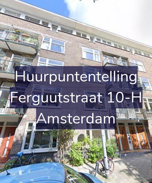 Foto gevel Huurpuntentelling voor Ferguutstraat 10-H, Amsterdam