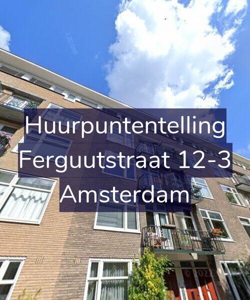 Foto gevel Huurpuntentelling voor Ferguutstraat 12-3, Amsterdam