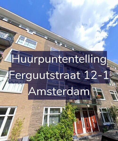Foto gevel Huurpuntentelling voor Ferguutstraat 12-1, Amsterdam