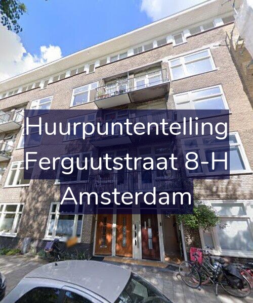 Foto gevel Huurpuntentelling voor Ferguutstraat 8-H, Amsterdam