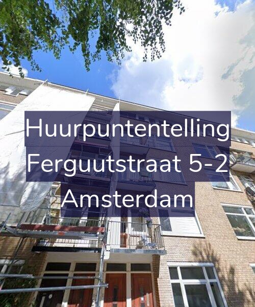 Foto gevel Huurpuntentelling voor Ferguutstraat 5-2, Amsterdam