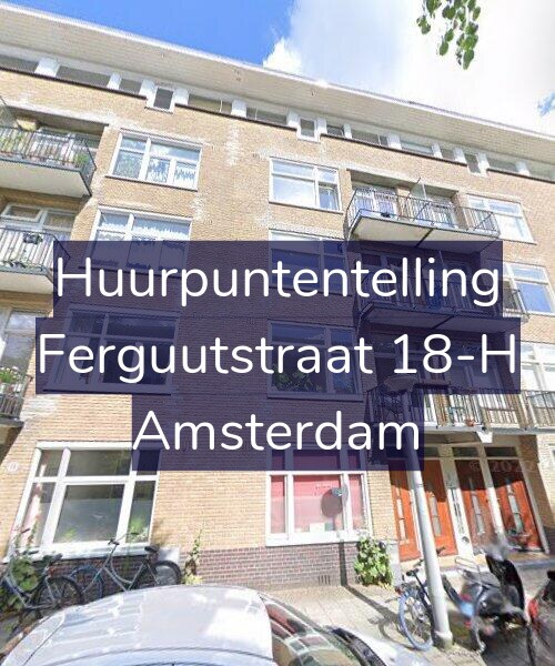Foto gevel Huurpuntentelling voor Ferguutstraat 18-H, Amsterdam
