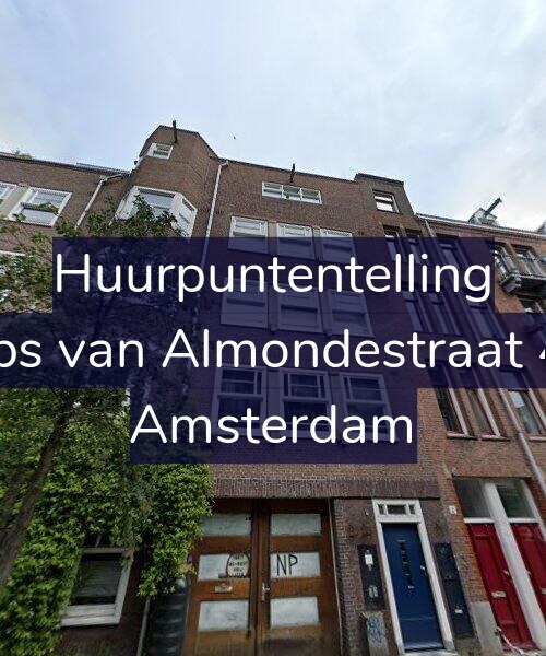 Foto gevel Huurpuntentelling voor Filips van Almondestraat 4-B, Amsterdam