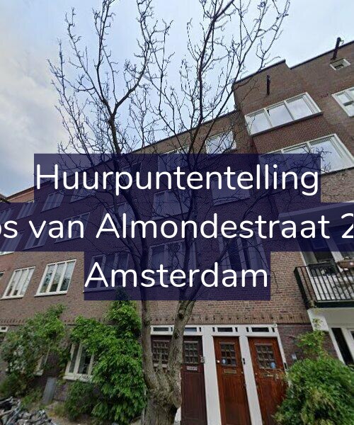 Foto gevel Huurpuntentelling voor Filips van Almondestraat 24-1, Amsterdam
