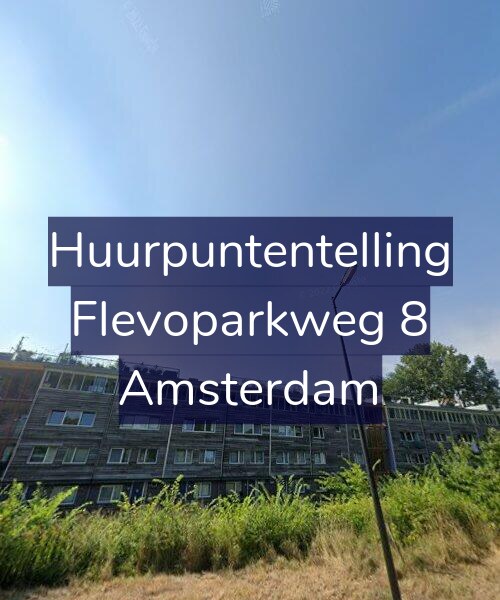 Foto gevel Huurpuntentelling voor Flevoparkweg 8, Amsterdam