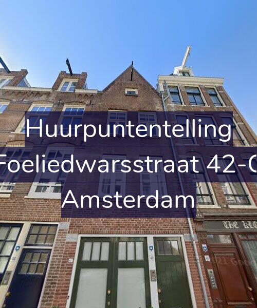 Foto gevel Huurpuntentelling voor Foeliedwarsstraat 42-C, Amsterdam