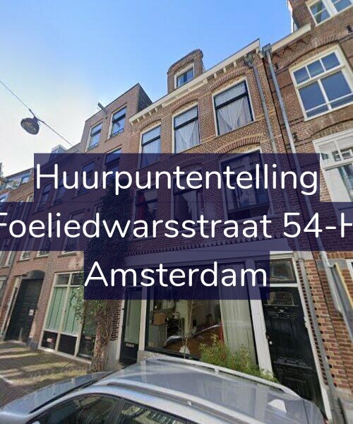 Foto gevel Huurpuntentelling voor Foeliedwarsstraat 54-H, Amsterdam