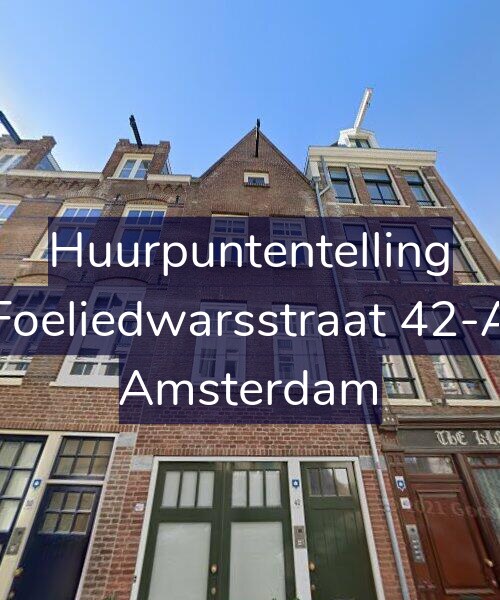 Foto gevel Huurpuntentelling voor Foeliedwarsstraat 42-A, Amsterdam