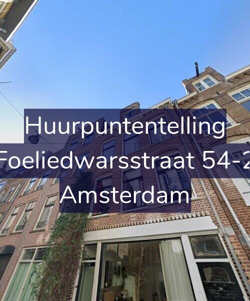 Foto gevel Huurpuntentelling voor Foeliedwarsstraat 54-2, Amsterdam