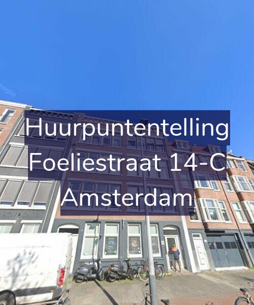 Foto gevel Huurpuntentelling voor Foeliestraat 14-C, Amsterdam