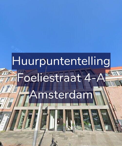 Foto gevel Huurpuntentelling voor Foeliestraat 4-A, Amsterdam