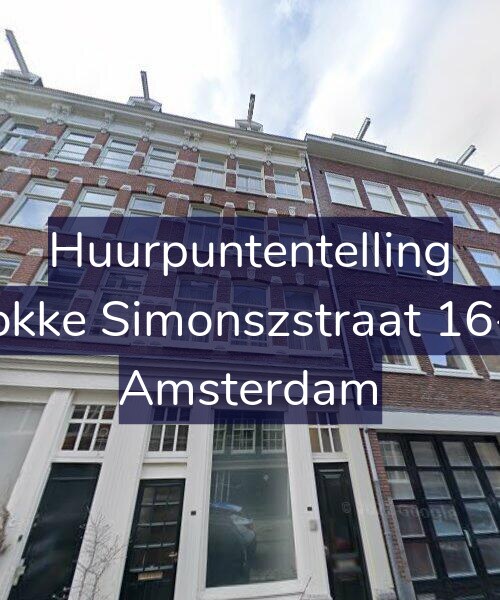 Foto gevel Huurpuntentelling voor Fokke Simonszstraat 16-1, Amsterdam