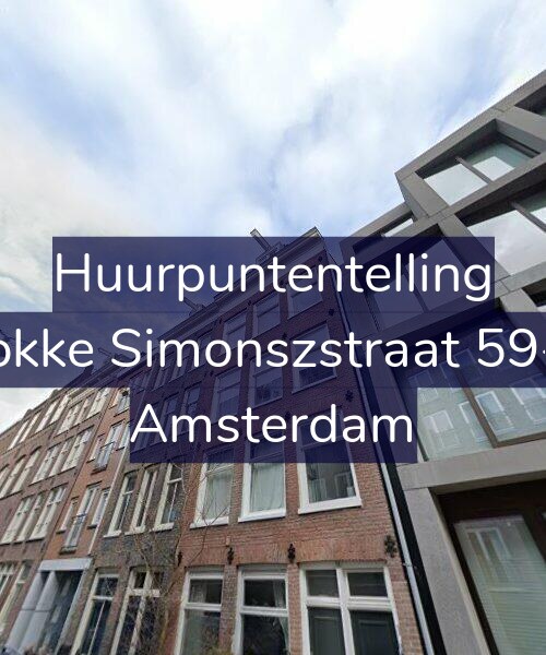 Foto gevel Huurpuntentelling voor Fokke Simonszstraat 59-3, Amsterdam