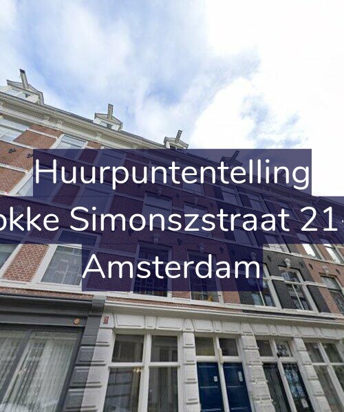 Foto gevel Huurpuntentelling voor Fokke Simonszstraat 21-2, Amsterdam