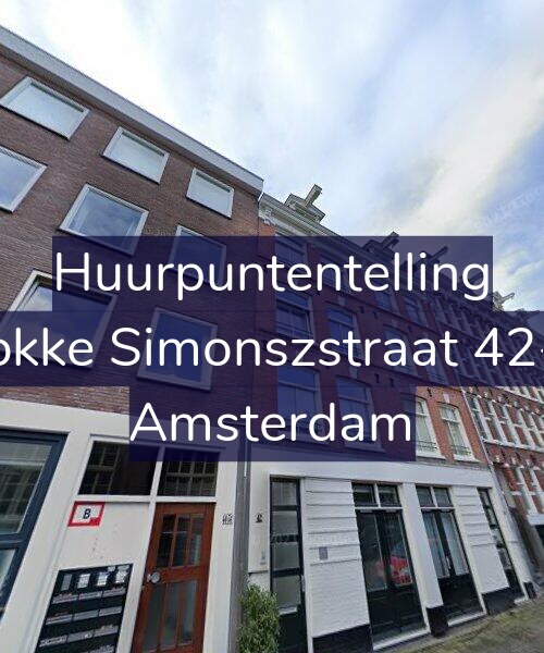Foto gevel Huurpuntentelling voor Fokke Simonszstraat 42-1, Amsterdam
