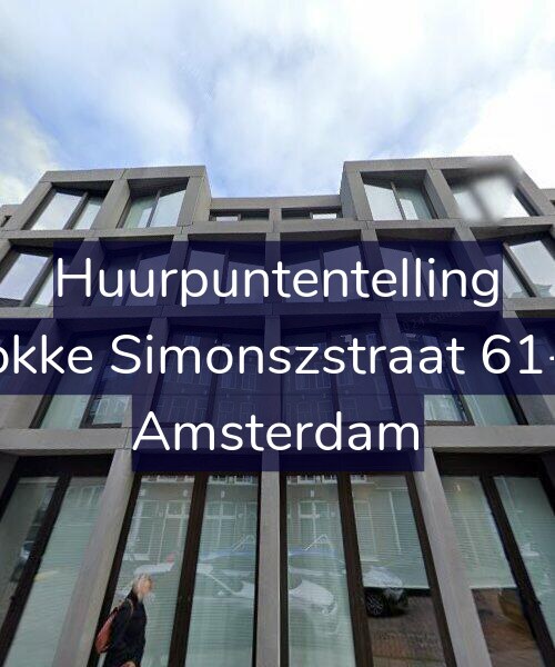 Foto gevel Huurpuntentelling voor Fokke Simonszstraat 61-R, Amsterdam