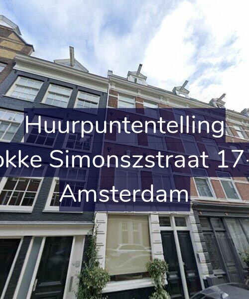 Foto gevel Huurpuntentelling voor Fokke Simonszstraat 17-C, Amsterdam