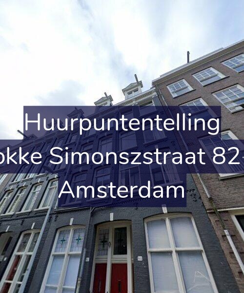 Foto gevel Huurpuntentelling voor Fokke Simonszstraat 82-2, Amsterdam