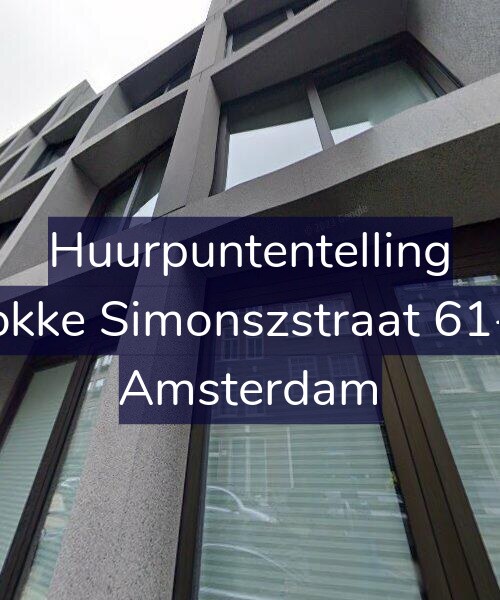 Foto gevel Huurpuntentelling voor Fokke Simonszstraat 61-K, Amsterdam