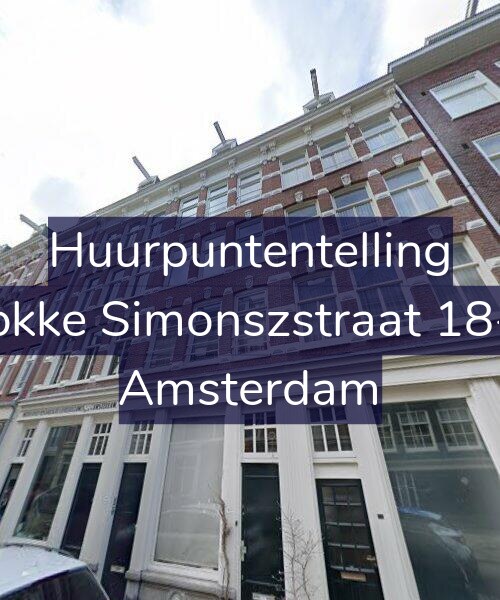 Foto gevel Huurpuntentelling voor Fokke Simonszstraat 18-1, Amsterdam