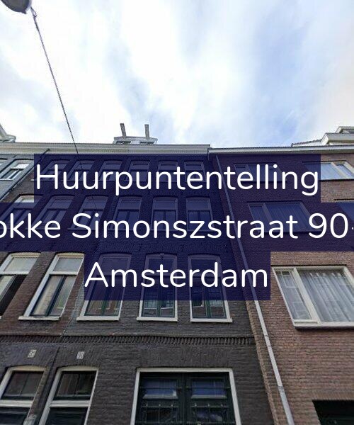 Foto gevel Huurpuntentelling voor Fokke Simonszstraat 90-3, Amsterdam