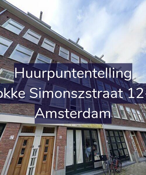 Foto gevel Huurpuntentelling voor Fokke Simonszstraat 12-1, Amsterdam