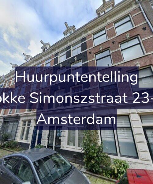 Foto gevel Huurpuntentelling voor Fokke Simonszstraat 23-H, Amsterdam
