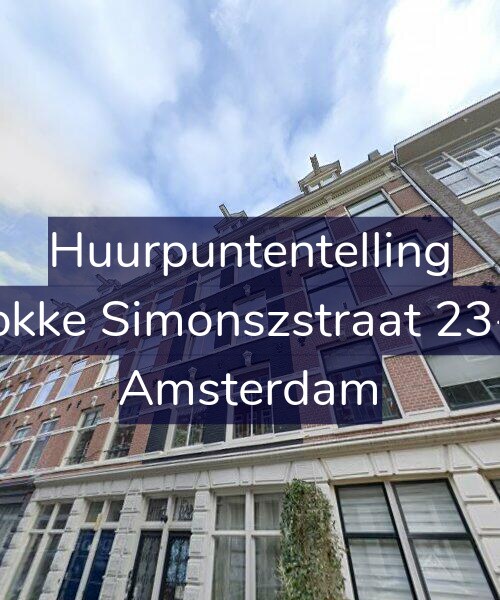 Foto gevel Huurpuntentelling voor Fokke Simonszstraat 23-2, Amsterdam