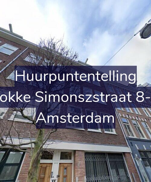 Foto gevel Huurpuntentelling voor Fokke Simonszstraat 8-2, Amsterdam