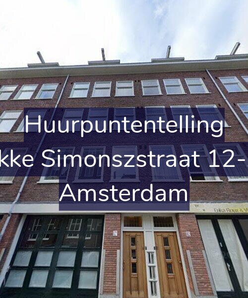Foto gevel Huurpuntentelling voor Fokke Simonszstraat 12-A2, Amsterdam