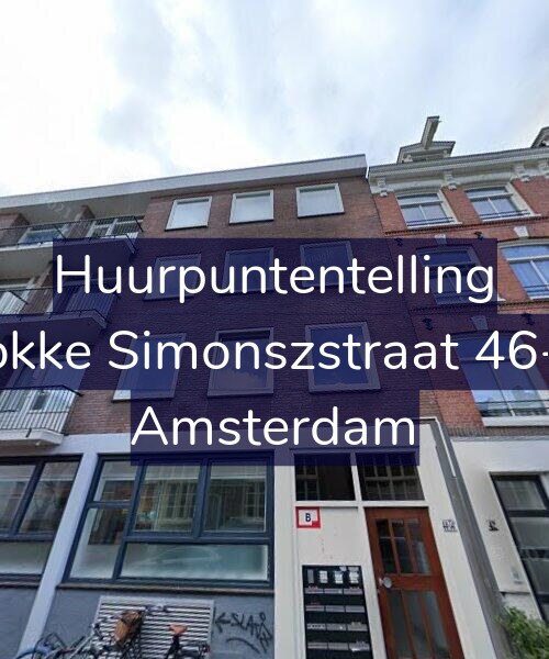 Foto gevel Huurpuntentelling voor Fokke Simonszstraat 46-A, Amsterdam