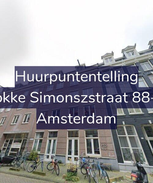 Foto gevel Huurpuntentelling voor Fokke Simonszstraat 88-G, Amsterdam