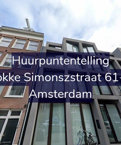 Foto gevel Huurpuntentelling voor Fokke Simonszstraat 61-C, Amsterdam