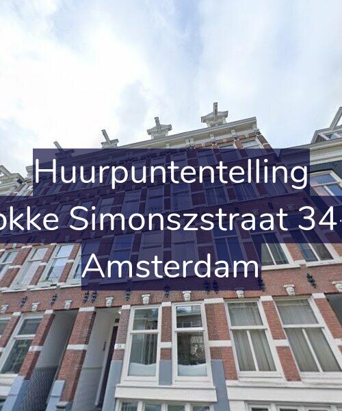 Foto gevel Huurpuntentelling voor Fokke Simonszstraat 34-3, Amsterdam