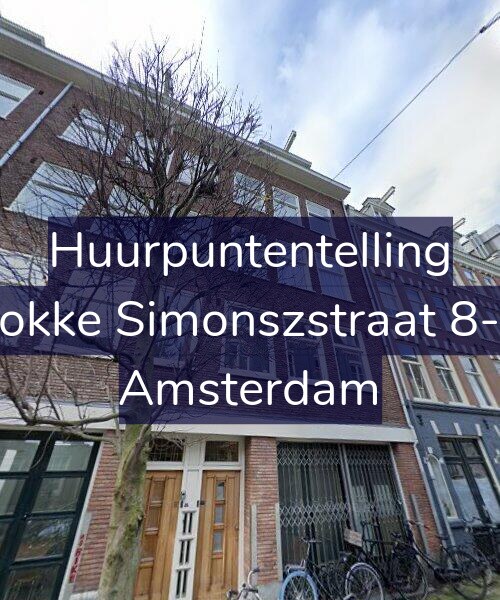 Foto gevel Huurpuntentelling voor Fokke Simonszstraat 8-1, Amsterdam