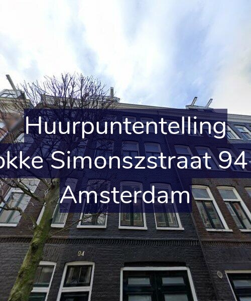 Foto gevel Huurpuntentelling voor Fokke Simonszstraat 94-3, Amsterdam