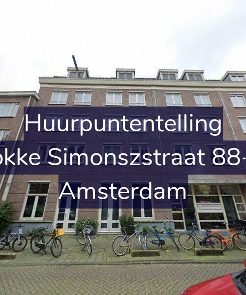 Foto gevel Huurpuntentelling voor Fokke Simonszstraat 88-H, Amsterdam